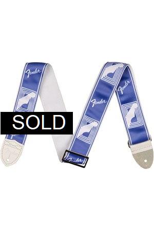 Fender Monogrammed Strap Lake Placid Blue Fender Monogrammed Strap Lake Placid Blue